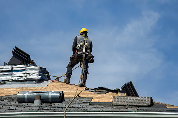 Professional Roofing technician working in Bim, WV